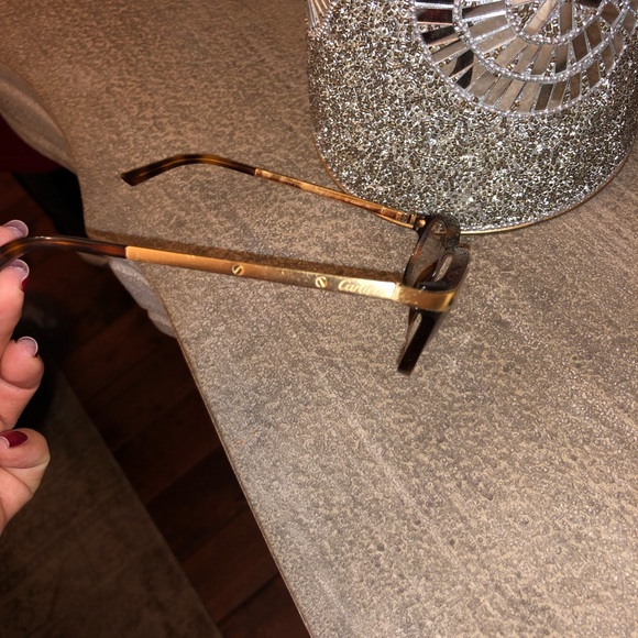 Cartier square glasses brown tortoise - Picture 3 of 12